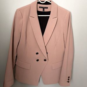 White House Black Market Tan Blazer. Size 14